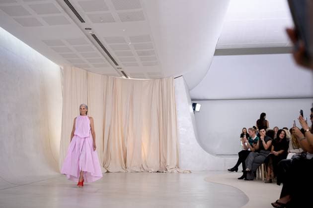 AUSTRALIAN FASHION WEEK 2025, Models walk the runway during the Bianca Spender fashion show at Australian Fashion Week 2025 in Sydney, Wednesday, May 14, 2025. ( NO ARCHIVING SYDNEY NEW SOUTH WALES AUSTRALIA  Copyright: xBIANCAxDExMARCHIx 20250514143668647509