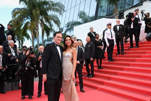 Cannes - Opening Ceremony Red Carpet Daniella Pick, Quentin Tarantino at the Opening Ceremony and Leave One Day Premiere at the 78th Cannes Film Festival held at Palais des Festivals on May 13, 2025 in Cannes, France. Phot oby Franck Castel ABACAPRESS.COM Cannes France  Copyright: xCastelxFranck ABACAx