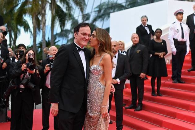 Cannes - Opening Ceremony Red Carpet Daniella Pick, Quentin Tarantino at the Opening Ceremony and Leave One Day Premiere at the 78th Cannes Film Festival held at Palais des Festivals on May 13, 2025 in Cannes, France. Phot oby Franck Castel ABACAPRESS.COM Cannes France  Copyright: xCastelxFranck ABACAx
