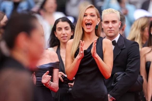 Cannes - Opening Ceremony Bella Hadid attends the red carpet for the opening ceremony and Partir Un Jour (Leave One Day) screening at the 78th annual Cannes Film Festival at Palais des Festivals on May 13, 2025 in Cannes, France. Photo by Shootpix ABACAPRESS.COM Cannes France  Copyright: xShootpix ABACAx
