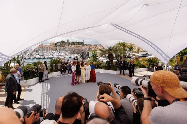 Cannes Photocall of the Jury Leïla Slimani, Halle Berry, Juliette Binoche and Alba Rohrwacher Photocall of the Jury of the 78 Cannes Film Festival Copyright: xEventpressx
