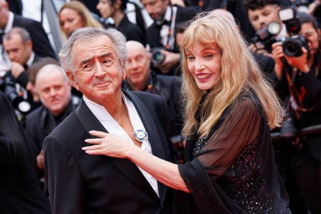 Cannes Opening Ceremony Red Carpet Bernard-Henri Levi and Arielle Dombasle attend the red carpet for the opening ceremony and Partir Un Jour (Leave One Day) screening at the 78th annual Cannes Film Festival at Palais des Festivals on May 13, 2025 in Cannes, France. Photo by Anne Barson ABACAPRESS.COM Cannes France  Copyright: xBarsonxAnne ABACAx