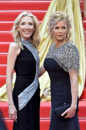 Helen Hoehne and Veronica Ferres at the Opening Opening of the 78 Cannes Film Festival with the theatrical premiere of the film Leave One Day on 13 05 2025 in Cannes Cannes Film Festival 2025 Opening Leave One Day Film Premiere