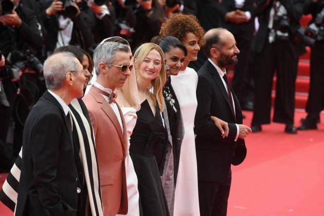 Cannes - Opening Ceremony Red Carpet Jury members, Juliette Binoche, Halle Berry, Payal Kapadia, Alba Rohrwacher, Leila Slimani, Dieudo Hamadi, Hong Sangsoo, Carlos Reygadas, Jeremy Strong - The Opening Red Carpet as part of the 78th Cannes Film Festival in Cannes, France on May 12, 2025. Photo by Lionel Urman ABACAPRESS.COMas part of the 78th Cannes Film Festival in Cannes, France on May 13, 2025. Photo by Lionel Urman ABACAPRESS.COM Cannes France Copyright: xUrmanxLionel ABACAx
