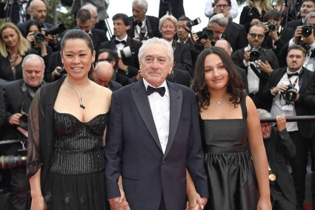 Robert De Niro with partner Tiffany Chen and daughter Helen Grace De Niro at the Opening Ceremony and Partir un jour LEAVE ONE DAY premiere 130525 the Opening Ceremony and LEAVE ONE DAY premiere during the 78th Cannes Film Festival, France