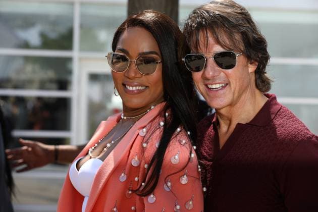May 14, 2025, Cannes, Cote D azur, France: ANGELA BASSETT and TOM CRUISE pose during the photocall for Mission Impossible - The Final Reckoning at the 78th Annual Cannes Film Festival at Palais des Festivals in Cannes, France Cannes France - ZUMAc179 20250514_zep_c179_002 Copyright: xMickaelxChavetx