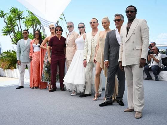 Cannes, 78th Cannes Film Festival 2025 - day 2 - Photocall of Mission Impossible - The Final Reckoning In the photo: Tramell Tillman, Hayley Atwell, Tom Cruise, Esai Morales, Hannah Waddingham, Greg Tarzan Davis, Christopher McQuarrie, Simon Pegg, Angela Bassett, Pom Klementieff  Copyright: xSimonexComix xipa-agency.netx xPoolxPhotoxEventsx05x IPA_Agency_IPA57662632