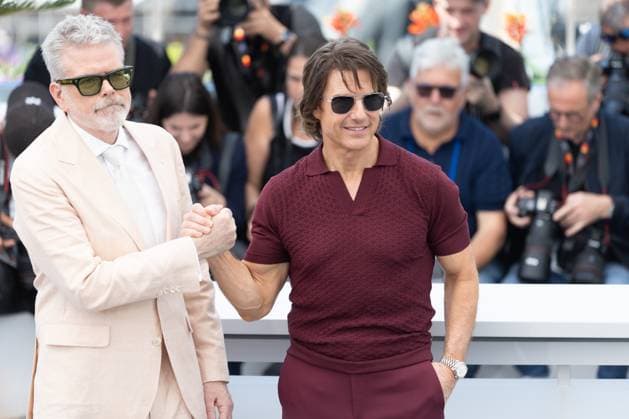 78. Internationalen Filmfestspiele von Cannes 2025 Cannes, Frankreich - 14.5.2024: Christopher McQuarrie and Tom Cruise während des Photo Call zu MISSION: IMPOSSIBLE - THE FINAL RECKONING während der 78. Internationalen Filmfestspiele von Cannes. Die 78. Internationalen Filmfestspiele von Cannes finden vom 13. bis 24. Mai 2025 statt. Provence-Alpes-CÃ te d™Azur