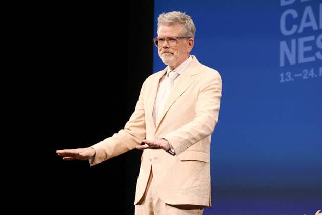Christopher McQuarrie Masterclass JD Christopher McQuarrie attends a Masterclass during the 78th edition of the Cannes Film Festival in Cannes, southern France, on May 14, 2025. Jerome Domine ABACAPRESS.COM Cannes France  Copyright: xDominexJerome ABACAx