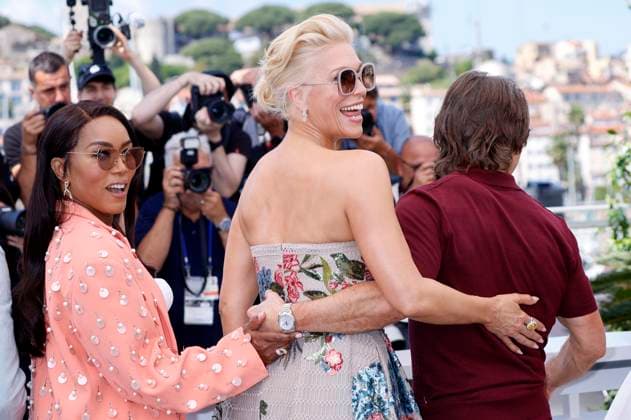 Angela Bassett, Hannah Waddingham and Tom Cruise at the photocall for the movie Mission Impossible 8 The Final Reckoning at the Festival de Cannes 2025 78 Cannes International Film Festival at the Palais des Festivals Cannes, 14 05 2025 Foto:xD.xBedrosianx xFuturexImagex mission_call_5515