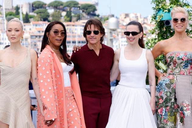 Pom Klementieff, Angela Bassett, Tom Cruise, Hayley Atwell and Hannah Waddingham at the photocall for the feature film Mission Impossible 8 The Final Reckoning at the Festival de Cannes 2025 78 Cannes International Film Festival at the Palais des Festivals Cannes, 14 05 2025 Foto:xD.xBedrosianx xFuturexImagex mission_call_5521