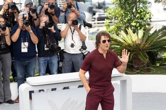78. Internationalen Filmfestspiele von Cannes 2025 Cannes, Frankreich - 14.5.2024: Tom Cruise während des Photo Call zu MISSION: IMPOSSIBLE - THE FINAL RECKONING während der 78. Internationalen Filmfestspiele von Cannes. Die 78. Internationalen Filmfestspiele von Cannes finden vom 13. bis 24. Mai 2025 statt. Provence-Alpes-Cote d™Azur