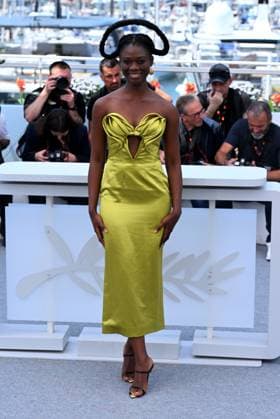Cannes, France: Cannes, 78th Cannes Film Festival 2025, Photocall of the film Promis Le Ciel (Promised Sky) In the photo: Laetitia Ky Cannes France  - ZUMAp169 20250514_zea_p169_421 Copyright: xTerenghi Ipax