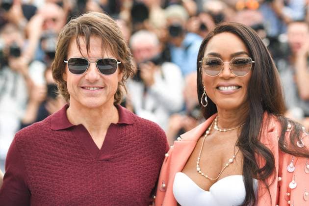 Cannes Mission Impossible The Final Reckoning Photocall AM Tom Cruise and Angela Bassett posing at the photocall for Mission: Impossible – The Final Reckoning, presented Out of Competition, Cannes, France on May 14, 2025 as part of the 78th Cannes Film Festival. Photo by Aurore Marechal ABACAPRESS.COM Cannes France  Copyright: xMarechalxAurore ABACAx