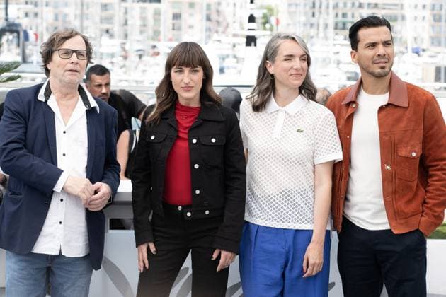 Cannes - Partir Un Jour Photocall DN Francois Rollin, Juliette Armanet, Amelie Bonnin and Tewfik Jallab attend the Partir Un Jour (Leave One Day) photocall at the 78th annual Cannes Film Festival at Palais des Festivals on May 14, 2025 in Cannes, France. Photo by David NIVIERE ABACAPRESS.COM CANNES France  Copyright: xNivierexDavid ABACAPRESS.COMx
