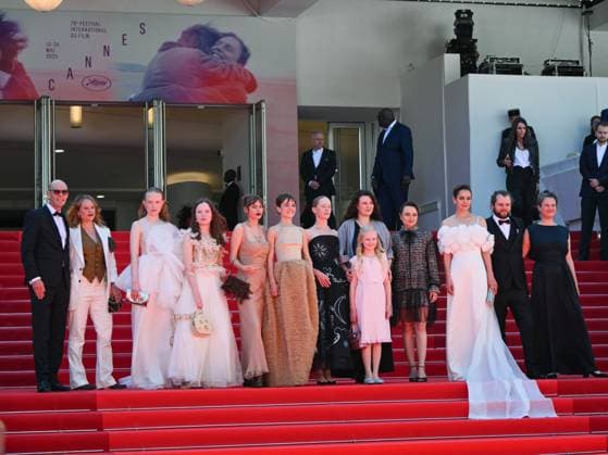Cannes, 78th Cannes Film Festival 2025 - day 2 - red carpet of Sound Of Falling Cannes, 78th Cannes Film Festival 2025 - day 2 - red carpet of Sound Of Falling In the photo: cast Cannes France  Copyright: xIPA ABACAx
