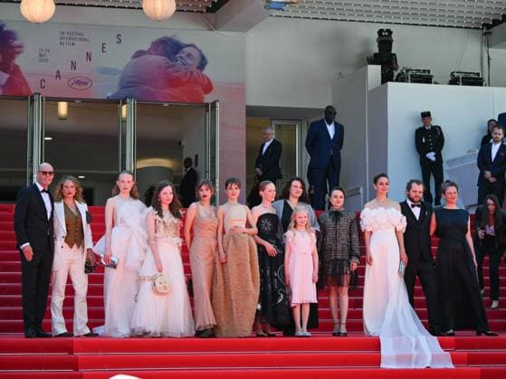 Cannes, 78th Cannes Film Festival 2025 - day 2 - red carpet of Sound Of Falling Cannes, 78th Cannes Film Festival 2025 - day 2 - red carpet of Sound Of Falling In the photo: cast Cannes France  Copyright: xIPA ABACAx