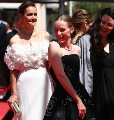 May 14, 2025, Cannes, Cote D azur, France: SUSANNE WUST on the red carpet for the Sound of Falling Premiere screening at the 78th Annual Cannes Film Festival at Palais des Festivals in Cannes, France Cannes France - ZUMAc179 20250514_zep_c179_165 Copyright: xMickaelxChavetx