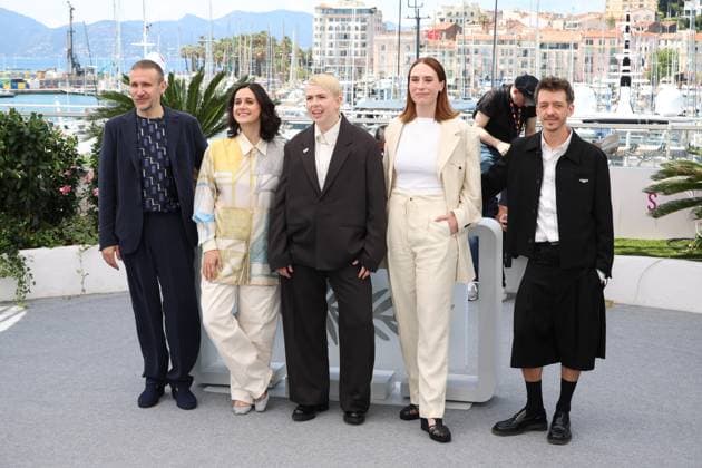 Jury Un Certain Regard Photocall at the 78th Annual Cannes Film Festival Roberto Minervini, Louise Courvoisier, Molly Manning Walker, Vanja Kaludjercic and Nahuel PÃ rez Biscayart - Jury Un Certain Regard Photocall at the 78th Annual Cannes Film Festival in Cannes; France on May 14, 2025.  Copyright: x Chassery+Courdjix
