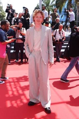 Cannes Sound Of Falling Screening JD Filip Schnack walking the red carpet ahead of the screening of Sound of Falling, presented in Competition, Cannes, France on May 14, 2025 as part of the 78th Cannes Film Festival. Jerome Domine ABACAPRESS.COM Cannes France  Copyright: xDominexJerome ABACAx