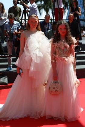 May 14, 2025, Cannes, Cote D azur, France: LUZIA OPPERMANN and LAENI GEISELER on the red carpet for the Sound of Falling Premiere screening at the 78th Annual Cannes Film Festival at Palais des Festivals in Cannes, France Cannes France - ZUMAc179 20250514_zep_c179_172 Copyright: xMickaelxChavetx