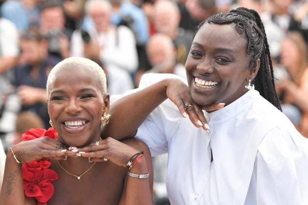 Cannes Un Certain Regard Promised Sky Photocall AM Deborah Christelle Lobe Naney and Aissa Maiga posing at the photocall for Promised Sky, part of the Un Certain Regard selection, Cannes, France on May 14, 2025 as part of the 78th Cannes Film Festival. Photo by Aurore Marechal ABACAPRESS.COM Cannes France  Copyright: xMarechalxAurore ABACAx