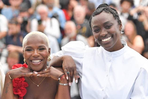 Cannes Un Certain Regard Promised Sky Photocall AM Deborah Christelle Lobe Naney and Aissa Maiga posing at the photocall for Promised Sky, part of the Un Certain Regard selection, Cannes, France on May 14, 2025 as part of the 78th Cannes Film Festival. Photo by Aurore Marechal ABACAPRESS.COM Cannes France  Copyright: xMarechalxAurore ABACAx