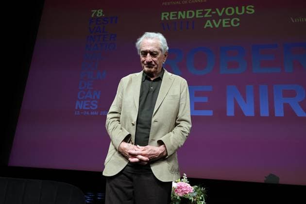 Cannes - Master Class With Robert De Niro Robert De Niro attends at his Master Class during of the 78th annual Cannes Film Festival on May 14, 2025 in Cannes, France. Photo by Jean-Philippe Pariente Pool ABACAPRESS.COM Cannes France  Copyright: xDominexJerome ABACAx