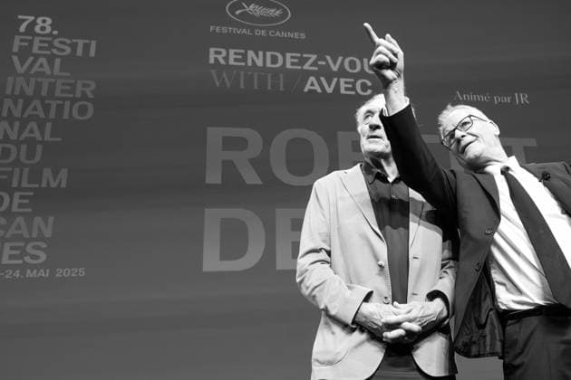 78th International Cannes Film Festival 78eme Festival International du Film de Cannes Masterclass with Robert de Niro 444181 2025 05 14 France De Niro, Robert Frémaux, Thierry  Copyright: xEstellexCarlierx xStarfacex STAR_444181_001