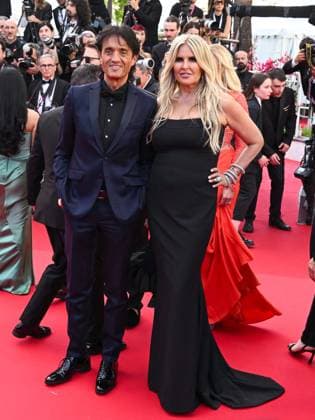 Cannes, 78th Cannes Film Festival 2025 - evening 2 - Red Carpet of the film Mission Impossible - The Final Reckoning . Cannes, 78th Cannes Film Festival 2025 - evening 2 - Red Carpet of the film Mission Impossible - The Final Reckoning . In the photo: Tiziana Rocca and Giulio Base Cannes France  Copyright: xIPA ABACAx