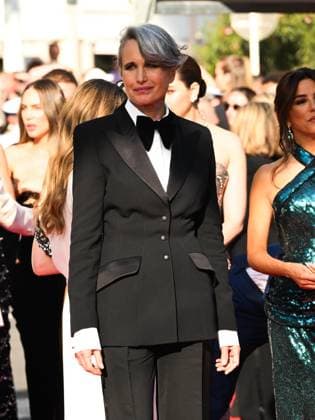 Cannes, Cannes, France: Cannes, 78th Cannes Film Festival 2025 - evening 2 - Red Carpet of the film Mission Impossible - The Final Reckoning. In the photo Andie MacDowell Cannes France  - ZUMAp169 20250514_zea_p169_629 Copyright: xSimonexComix