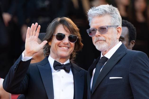 Internationale Filmfestspiele von Cannes, Mission Impossible - The Final Reckoning Premiere 78. Internationalen Filmfestspiele von Cannes 2025 - Eröffnung Cannes, Frankreich - 14.5.2024: Tom Cruise and Christopher McQuarrie während des Roten Teppichs zu Roten Teppichs zu MISSION: IMPOSSIBLE - THE FINAL RECKONING während der 78. Internationalen Filmfestspiele von Cannes. Die 78. Internationalen Filmfestspiele von Cannes finden vom 13. bis 24. Mai 2025 statt. Provence-Alpes-CÃ te d™Azur