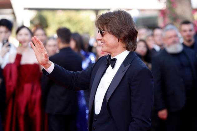 Tom Cruise at the premiere of the movie Mission Impossible 8 The Final Reckoning at the Festival de Cannes 2025 78 Cannes International Film Festival at the Palais des Festivals Cannes, 14 05 2025 Foto:xD.xBedrosianx xFuturexImagex mission_prem_5527
