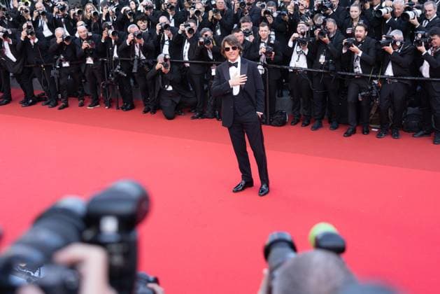 Internationale Filmfestspiele von Cannes, Mission Impossible - The Final Reckoning Premiere 78. Internationalen Filmfestspiele von Cannes 2025 Cannes, Frankreich - 14.5.2024: Tom Cruise während des Roten Teppichs zu MISSION: IMPOSSIBLE - THE FINAL RECKONING während der 78. Internationalen Filmfestspiele von Cannes. Die 78. Internationalen Filmfestspiele von Cannes finden vom 13. bis 24. Mai 2025 statt. Provence-Alpes-CÃ te d™Azur