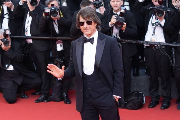 Internationale Filmfestspiele von Cannes, Mission Impossible - The Final Reckoning Premiere 78. Internationalen Filmfestspiele von Cannes 2025 Cannes, Frankreich - 14.5.2024: Tom Cruise während des Roten Teppichs zu MISSION: IMPOSSIBLE - THE FINAL RECKONING während der 78. Internationalen Filmfestspiele von Cannes. Die 78. Internationalen Filmfestspiele von Cannes finden vom 13. bis 24. Mai 2025 statt. Provence-Alpes-CÃ te d™Azur