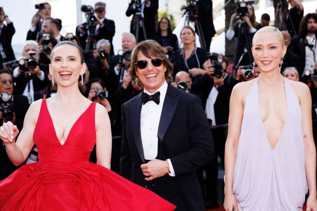 Internationale Filmfestspiele von Cannes, Mission Impossible - The Final Reckoning Premiere Hayley Atwell, Tom Cruise, Pom Klementieff Montée des marches du film Mission Impossible The Final Reckoning lors du 78ème Festival International du Film de Cannes, au Palais des Festivals à Cannes Le 14 mai 2025 Jacovides Moreau Bestimage Red carpet for the movie Mission Impossible The Final Reckoning during the 78th Cannes International Film Festival at the Palais des Festivals in Cannes, France On may 14th 2025  Copyright: xJACOVIDES-MOREAUx xBESTIMAGExJACOVIDES-MOREAUx xBESTIMAGEx