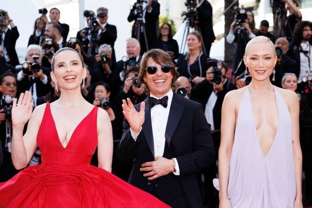 Internationale Filmfestspiele von Cannes, Mission Impossible - The Final Reckoning Premiere Hayley Atwell, Tom Cruise, Pom Klementieff Montée des marches du film Mission Impossible The Final Reckoning lors du 78ème Festival International du Film de Cannes, au Palais des Festivals à Cannes Le 14 mai 2025 Jacovides Moreau Bestimage Red carpet for the movie Mission Impossible The Final Reckoning during the 78th Cannes International Film Festival at the Palais des Festivals in Cannes, France On may 14th 2025  Copyright: xJACOVIDES-MOREAUx xBESTIMAGExJACOVIDES-MOREAUx xBESTIMAGEx