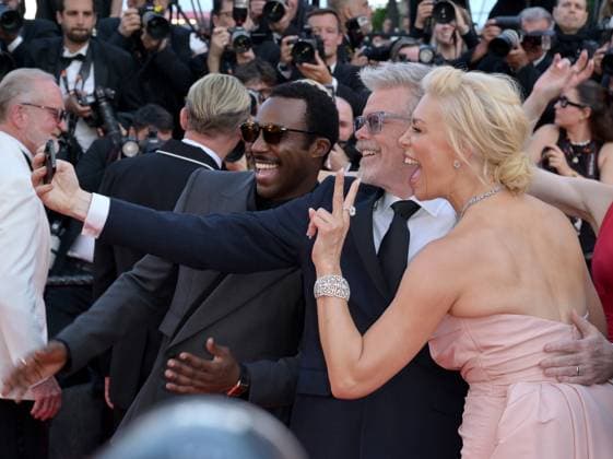 Internationale Filmfestspiele von Cannes, Mission Impossible - The Final Reckoning Premiere Mission Impossible - The Final Reckoning Premiere at 78th Festival de Cannes - Cannes, France CANNES, FRANCE. May 14, 2025: Tramell Tillman, Hannah Waddingham & Christopher McQuarrie at the premiere for Mission Impossible - The Final Reckoning at the 78th Festival de Cannes. Picture: Paul Smith Featureflash Cannes France  Copyright: xPaulxSmithx xFeatureflashx