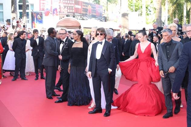 Internationale Filmfestspiele von Cannes, Mission Impossible - The Final Reckoning Premiere Cannes - Mission Impossible - The Final Reckoning Red Carpet Tom Cruise at the Mission Impossible - The Final Reckoning red carpet at the 78th annual Cannes Film Festival at Palais des Festivals on May 14, 2025 in Cannes, France. Photo by Jerome Domine ABACAPRESS.COM Cannes France  Copyright: xDominexJerome ABACAx
