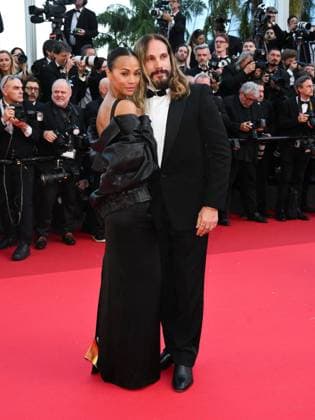 Internationale Filmfestspiele von Cannes, Mission Impossible - The Final Reckoning Premiere Cannes, 78th Cannes Film Festival 2025 - evening 2 - Red Carpet of the film Mission Impossible - The Final Reckoning Cannes, 78th Cannes Film Festival 2025 - evening 2 - Red Carpet of the film Mission Impossible - The Final Reckoning . In the photo Zoe Saldana and her husband Marco Perego Cannes Cannes France  Copyright: xIPA ABACAx
