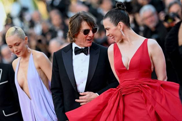 Internationale Filmfestspiele von Cannes, Mission Impossible - The Final Reckoning Premiere Cannes - Mission Impossible - The Final Reckoning Red Carpet Tom Cruise, Hayley Atwell, Simon Pegg, Pom Klementieff, Angela Bassett and the cast of Mission: Impossible - The Final Reckoning walking the red carpet for the Out of Competition premiere, Cannes, France on May 14, 2025 as part of the 78th Cannes Film Festival. Photo by Franck Castel ABACAPRESS.COM  Copyright: xCastelxFranck ABACAx