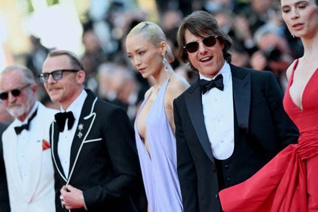 Internationale Filmfestspiele von Cannes, Mission Impossible - The Final Reckoning Premiere Cannes - Mission Impossible - The Final Reckoning Red Carpet Tom Cruise, Hayley Atwell, Simon Pegg, Pom Klementieff, Angela Bassett and the cast of Mission: Impossible - The Final Reckoning walking the red carpet for the Out of Competition premiere, Cannes, France on May 14, 2025 as part of the 78th Cannes Film Festival. Photo by Franck Castel ABACAPRESS.COM  Copyright: xCastelxFranck ABACAx