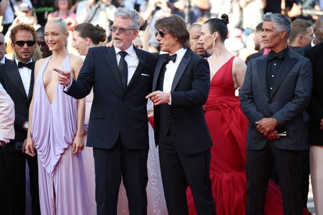 Internationale Filmfestspiele von Cannes, Mission Impossible - The Final Reckoning Premiere Mission Impossible - The Final Reckoning Red Carpet at tthe 78th Annual Cannes Film Festival Christopher McQuarrie, Tom Cruise - Mission Impossible - The Final Reckoning Red Carpet at tthe 78th Annual Cannes Film Festival in Cannes, France on May 14, 2025.  Copyright: x Chassery+Courdjix
