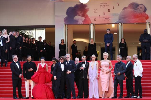 Internationale Filmfestspiele von Cannes, Mission Impossible - The Final Reckoning Premiere May 14, 2025, Cannes, Cote D azur, France: Cast and crew with director CHRISTOPHER MAC QUARRIE and actors TOM CRUISE, SIMON PEGG, POM KLEMENTIEFF, ANGELA BASSETT and HAYLEY ATWELL on the red carpet for the Mission Impossible - The Final Reckoning Premiere screening at the 78th Annual Cannes Film Festival at Palais des Festivals in Cannes, France Cannes France - ZUMAc179 20250514_zep_c179_239 Copyright: xMickaelxChavetx