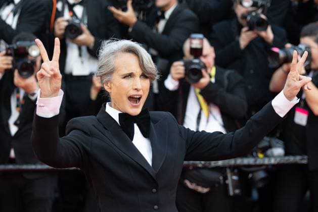Internationale Filmfestspiele von Cannes, Mission Impossible - The Final Reckoning Premiere 78. Internationalen Filmfestspiele von Cannes 2025 Cannes, Frankreich - 14.5.2024: Andie MacDowell während des Roten Teppichs zu MISSION: IMPOSSIBLE - THE FINAL RECKONING während der 78. Internationalen Filmfestspiele von Cannes. Die 78. Internationalen Filmfestspiele von Cannes finden vom 13. bis 24. Mai 2025 statt. Provence-Alpes-CÃ te d™Azur