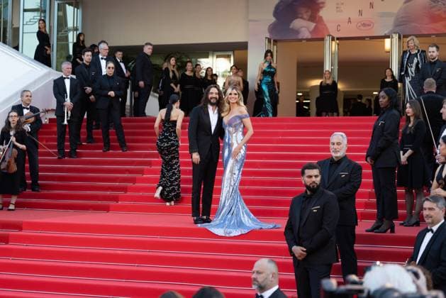 Internationale Filmfestspiele von Cannes, Mission Impossible - The Final Reckoning Premiere 78. Internationalen Filmfestspiele von Cannes 2025 Cannes, Frankreich - 14.5.2024: Tom Kaulitz und Heidi Klum während des Roten Teppichs zu MISSION: IMPOSSIBLE - THE FINAL RECKONING während der 78. Internationalen Filmfestspiele von Cannes. Die 78. Internationalen Filmfestspiele von Cannes finden vom 13. bis 24. Mai 2025 statt. Provence-Alpes-CÃ te d™Azur