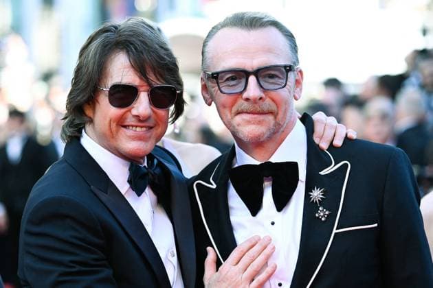 Internationale Filmfestspiele von Cannes, Mission Impossible - The Final Reckoning Premiere Cannes Mission Impossible The Final Reckoning Screening AM Tom Cruise and Simon Pegg attending the Mission: Impossible - The Final Reckoning red carpet for the Out of Competition premiere, Cannes, France on May 14, 2025 as part of the 78th Cannes Film Festival. Photo by Aurore Marechal ABACAPRESS.COM Cannes France  Copyright: xMarechalxAurore ABACAx
