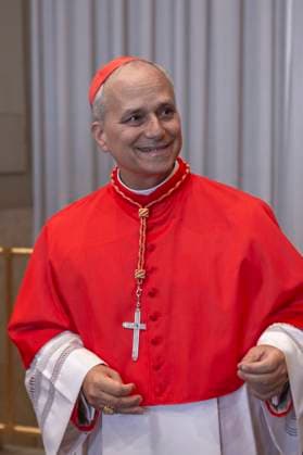 Pope Francis appoints as new cardinal Robert Francis Prevost Newly elected Cardinal Robert Francis Prevost during the courtesy visits in the Apostilic palace. Vatican City Vatican Copyright: xMariaxGraziaxPicciarellax MGPICCIARELLA_3231