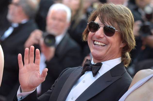 American actor Tom Cruise attends the premiere of Mission: Impossible- The Final Reckoning at the 78th Cannes Film Festival in Cannes, France on Wednesday May 14, 2025.  CAN2025051454 RoccoxSpaziani