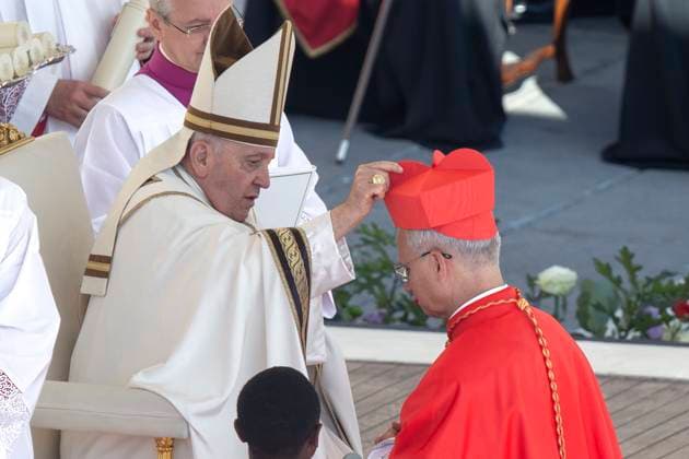 September 30, 2023, Vatican, Vatican: Pope Francis appoints as new cardinal Robert Francis Prevost, during the Ordinary Public Consistory for the Creation of new Cardinal at St. Peter s Square. Vatican Vatican - ZUMAs197 20230930_aab_s197_189 Copyright: xMariaxGraziaxPicciarellax